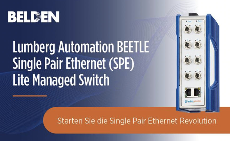 Belden bringt Single Pair Ethernet Lite Managed Switch auf den Markt